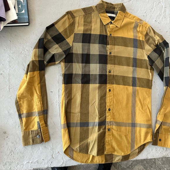 Burberry men’s casual Long sleeve dress shirt size small - Picture 2 of 8